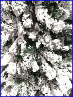Perfect Holiday Christmas Tree, 7', Flocked Snow