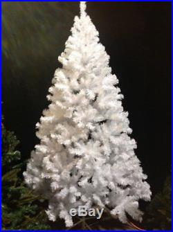 Perfect Holiday Christmas Tree, 8-Feet, PVC Crystal White