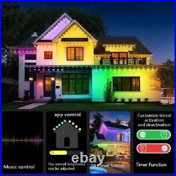 Permanent Christmas Lights Outdoor for House Smart RGBIC Outside Lights Permanent Christmas Lights Outdoor for House Smart RGBIC Outside Lights
