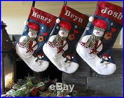 Personalised Christmas Stockings Embroidered with any name
