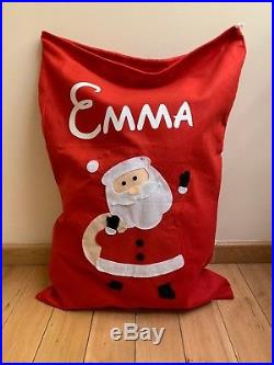 Personalised Father Christmas Xmas Santa Sack Large Stocking JUMBO SACK