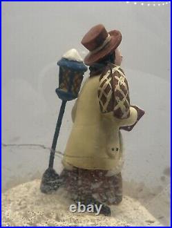 Pfaltzgraff Snow Globe God Rest Ye Merry Gentlemen Musical 6 Tall Rare