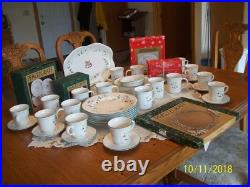 Pfaltzgraff Winterberry Vtg. Stoneware Holiday Christmas Grouping of 93 Pieces
