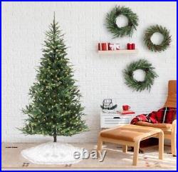 Philips 7.5' Pre-Lit Christmas Tree Fraser Fir Tree 400 Warm White LED Lights