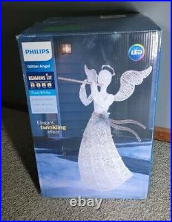 Philips Glitter Angel with Flute Christmas Twinkling LED Outdoor Yard Sculpture