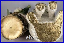 Pier 1 Easter Bunny Handmade Jeweled Centerpiece Rare withtags