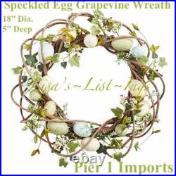 Pier 1 Imports Easter Egg & Florals Urn Topper Topiary 14H x 10W x 9.50D NIB