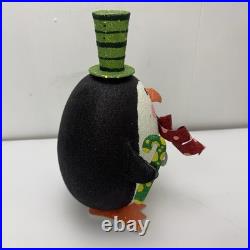 Pier 1 Imports Vintage Glitter Christmas Holiday Penguin Figurine 11 Pier 1 Imports Vintage Glitter Christmas Holiday Penguin Figurine 11