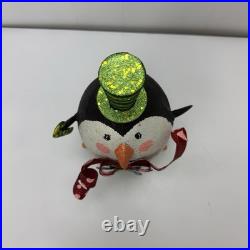 Pier 1 Imports Vintage Glitter Christmas Holiday Penguin Figurine 11 Pier 1 Imports Vintage Glitter Christmas Holiday Penguin Figurine 11