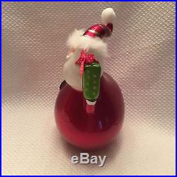 Pier 1 One Unique Santa with Present Christmas Holiday Decor NWT Adorable