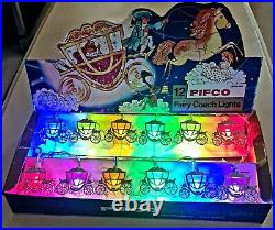 Pifco Vintage 12 Cinderella Carriage Lights. Boxed with mounts, LED conversion