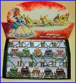 Pifco Vintage 20 Cinderella Christmas Lights. Boxed inc. Mounts, spare bulbs, VGC