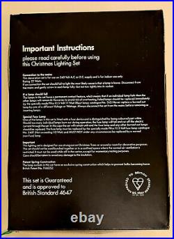 Pifco Vintage 20 Cinderella Christmas Lights. Boxed inc. Mounts, spare bulbs, VGC