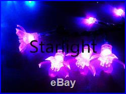 Pink 5ft/1.5M LED Simulation Cherry Blossom Tree Light Home Holiday Night Decor