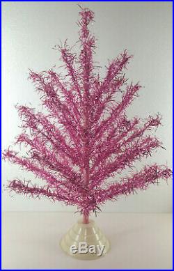 Pink Aluminum Christmas Tree