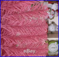 Pink Christmas Trees Artificial Xmas Tree 7 ft Holiday Seasonal Decoration New