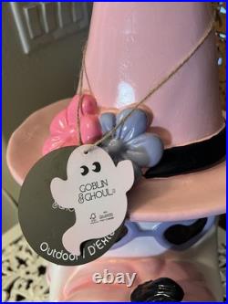 Pink Halloween Outdoor Figure 26 inch Ghost with Pink Hat Summerween Sunglasses Pink Halloween Outdoor Figure 26 inch Ghost with Pink Hat Summerween Sunglasses