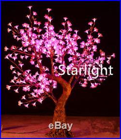 Pink Outdoor 5ft LED Cherry Artificial Tree Home/Garden/Holiday Night Light Deco