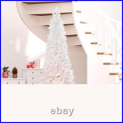 Pink Pencil Artificial Christmas Tree Slim Xmas Holiday Tree Indoor Decoration
