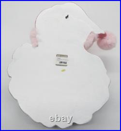 Pink Santa Face With Pink Plush Sparkling Hat 18 Wall Decor Raz Imports Pink Santa Face With Pink Plush Sparkling Hat 18 Wall Decor Raz Imports