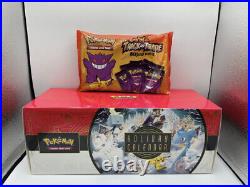Pokemon Holiday Calendar AND Trick or Trade BOOster Bundle In Hand Pokemon TCG