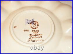 Polish Pottery Egg Plate! UNIKAT Signature Exclusive Miss Daisy Pattern