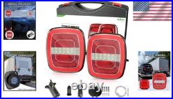 Portable Magnetic LED Tow Lights for Boats & Big Trucks Waterproof Design