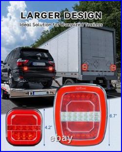 Portable Magnetic LED Tow Lights for Boats & Big Trucks Waterproof Design