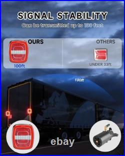 Portable Magnetic LED Tow Lights for Boats & Big Trucks Waterproof Design