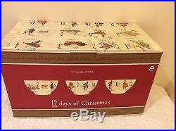 Pottery BarnWilliams Sonoma12 Days of ChristmasSet of 6 BowlsNew