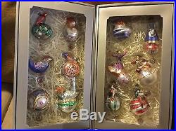 Pottery Barn 12 DAYS OF CHRISTMAS ORNAMENT SET-NEW IN GIFT BOX
