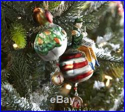 Pottery Barn 12 DAYS OF CHRISTMAS ORNAMENT SET-NEW IN GIFT BOX-HARD TO FIND