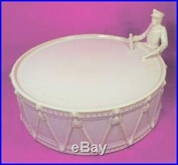 Pottery Barn 12 Days Of Christmas Day 11 Drummer Cake Stand / Plate