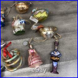 Pottery Barn 12 Days Of Christmas Mercury Ornament Set/11 Read NWOB