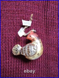 Pottery Barn 12 Days Of Christmas Mercury Ornament Set -NIB