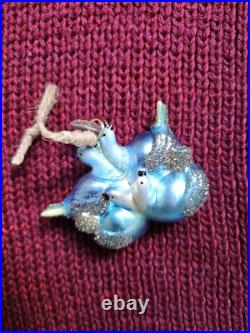 Pottery Barn 12 Days Of Christmas Mercury Ornament Set -NIB