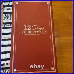 Pottery Barn 12 Days of Christmas Glass Ornaments Complete Set Pottery Barn 12 Days of Christmas Glass Ornaments Complete Set