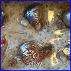 Pottery Barn 12 Days of Christmas Glass Ornaments Complete Set Pottery Barn 12 Days of Christmas Glass Ornaments Complete Set