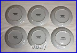 Pottery Barn 12 Days of Christmas Holiday Dessert Plates Complete with Box