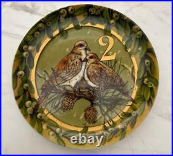 Pottery Barn 12 Days of Christmas Holiday Dessert Plates withbox (Set of 12)