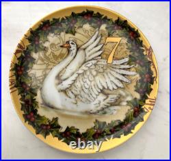 Pottery Barn 12 Days of Christmas Holiday Dessert Plates withbox (Set of 12)