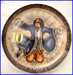 Pottery Barn 12 Days of Christmas Holiday Dessert Plates withbox (Set of 12)