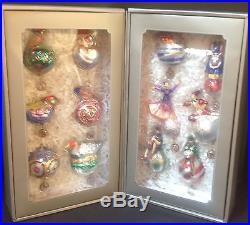 Pottery Barn 12 TWELVE DAYS of CHRISTMAS ORNAMENTS Set of 12 NEW IN BOX