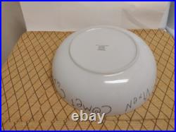 Pottery Barn 8 Reindeer 17 Round X 3.5 Tall Salad Serving Bowl Retired