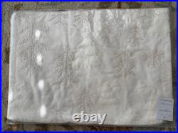 Pottery Barn Anchorage Embroidered Sherpa Tree Lumbar Pillow Cover NEW WITH TAGS