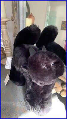 Pottery Barn Black Cat Halloween Pillow 15 NEW WITH TAGS