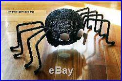 Pottery Barn Black Vine Spider Décor (jumbo) -nib- Spin A Web Of Halloween Fun