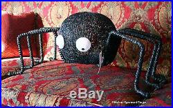 Pottery Barn Black Vine Spider Décor (jumbo) -nib- Spin A Web Of Halloween Fun