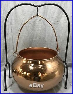 Pottery Barn Copper Candy Cauldron Large