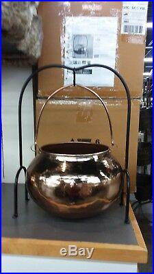 Pottery Barn Copper Candy Cauldron With Stand New Brand New In Box